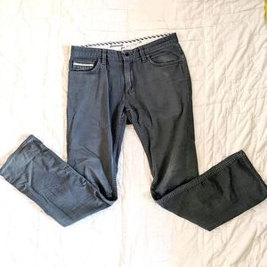 Vans Off the Wall Grey Olive Green Men's Pants Size 30